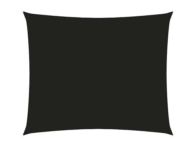 Voile toile d'ombrage parasol tissu noire 350 x 250 x 250 cm 02_0009559