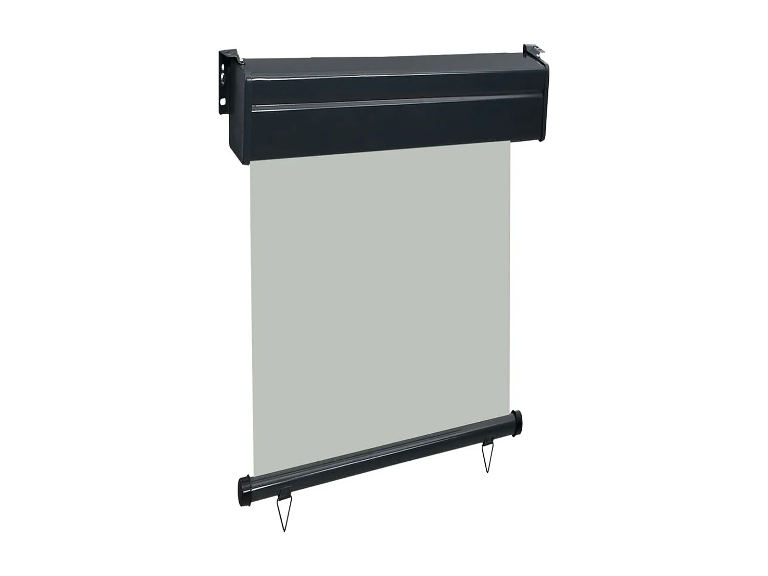 Auvent paravent store brise-vue grise 250 x 60 x 60 cm 02_0007034