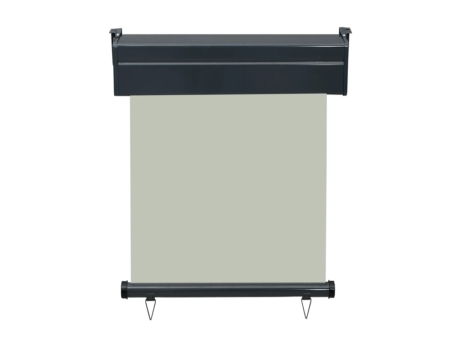 Auvent paravent store brise-vue grise 250 x 60 x 60 cm 02_0007034