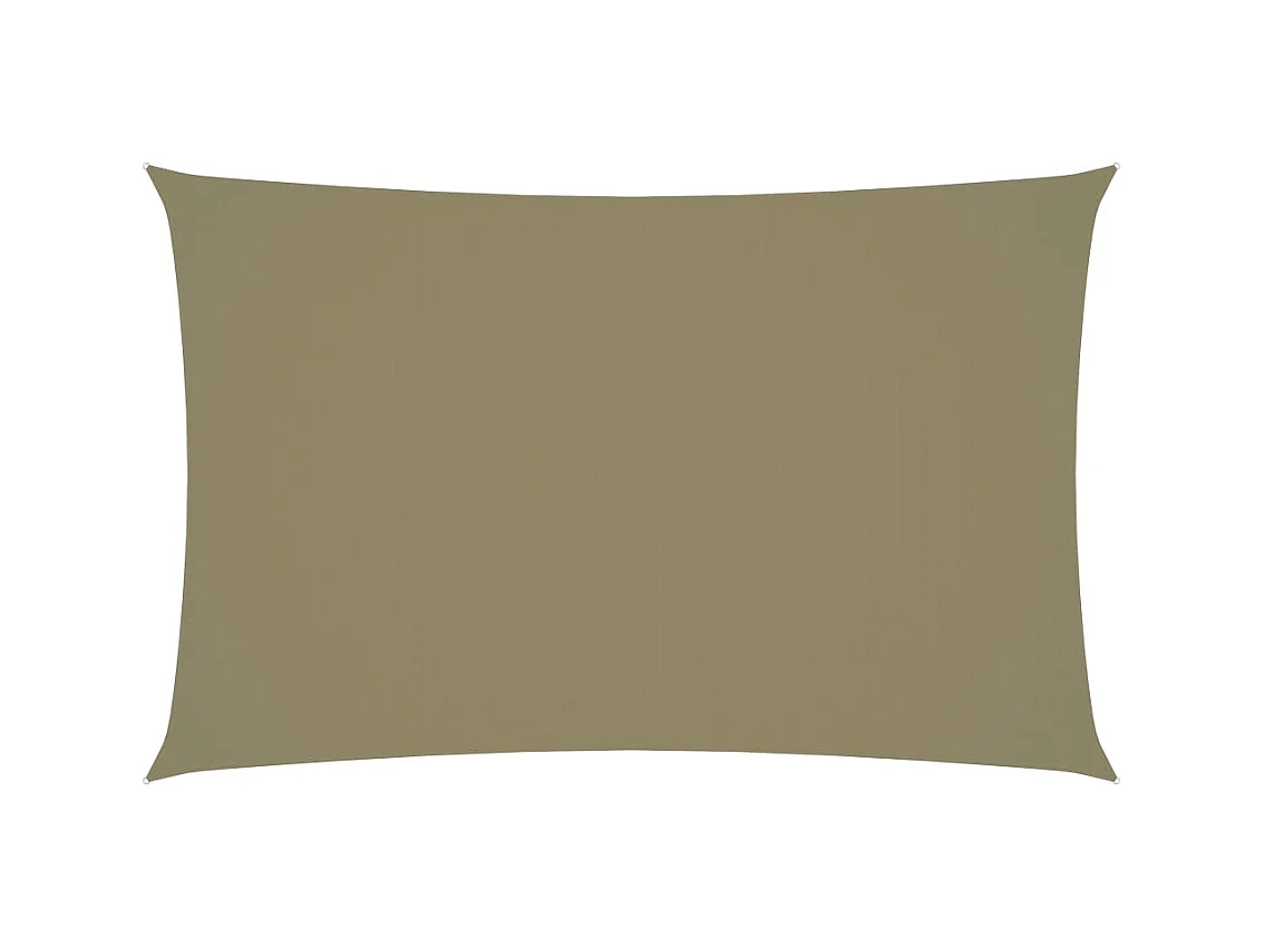 Voile d'ombrage parasol tissu tissu beige 450 x 200 x 200 cm 02_0009617