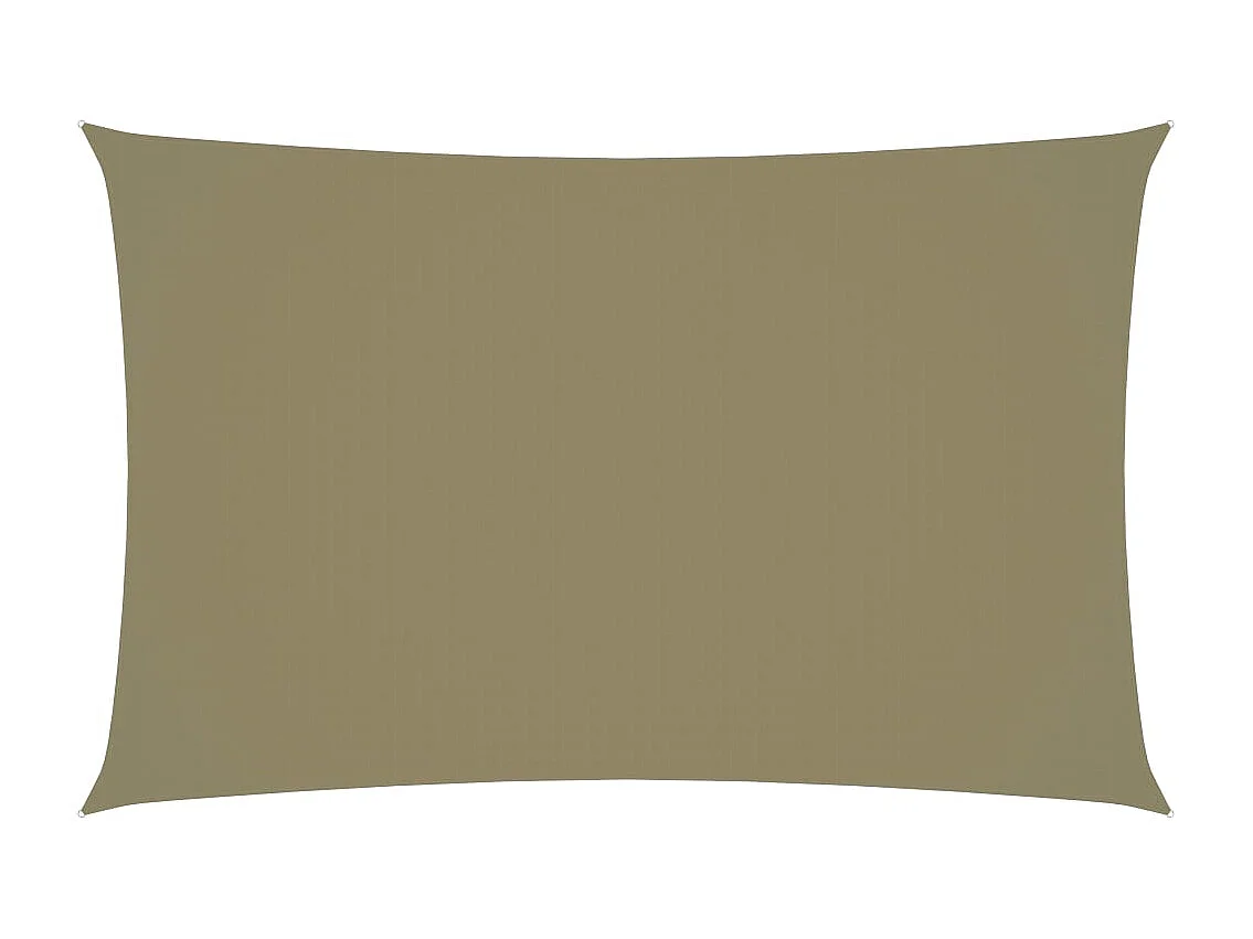 Voile d'ombrage parasol tissu tissu beige 450 x 200 x 200 cm 02_0009617