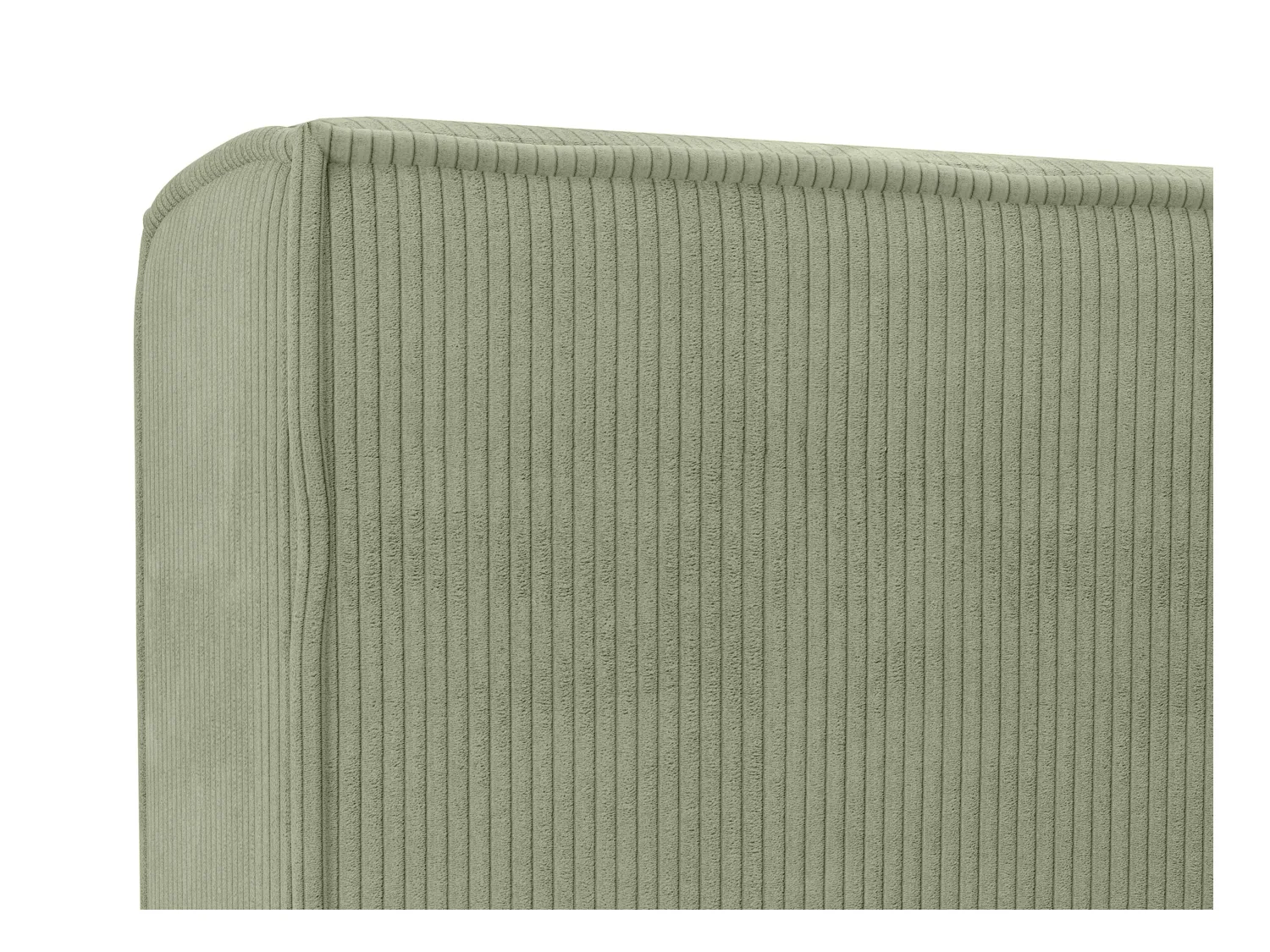 Lit coffre 180 x 200 cm - Velours côtelé - Vert - TIMANO de Pascal Morabito