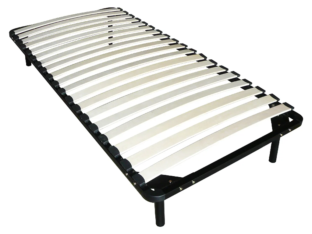 Set van lattenbodem en matras – 90 x 190 cm – Kern van schuim met afneembare tijk – 10 cm dik – NASUS van YSMÉE