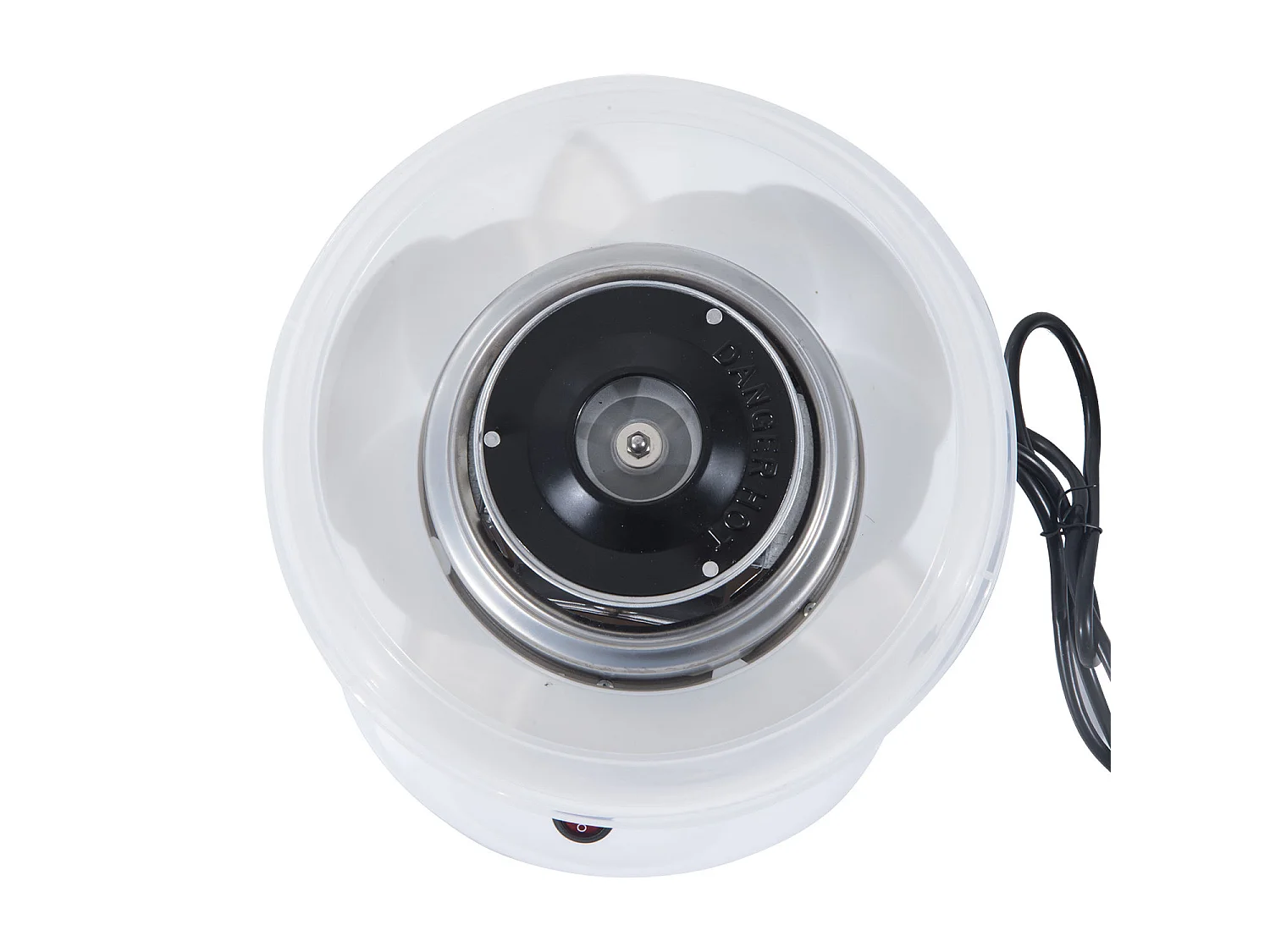 Máquinas de algodón de azúcar blanco 27x26x18cm HOMCOM