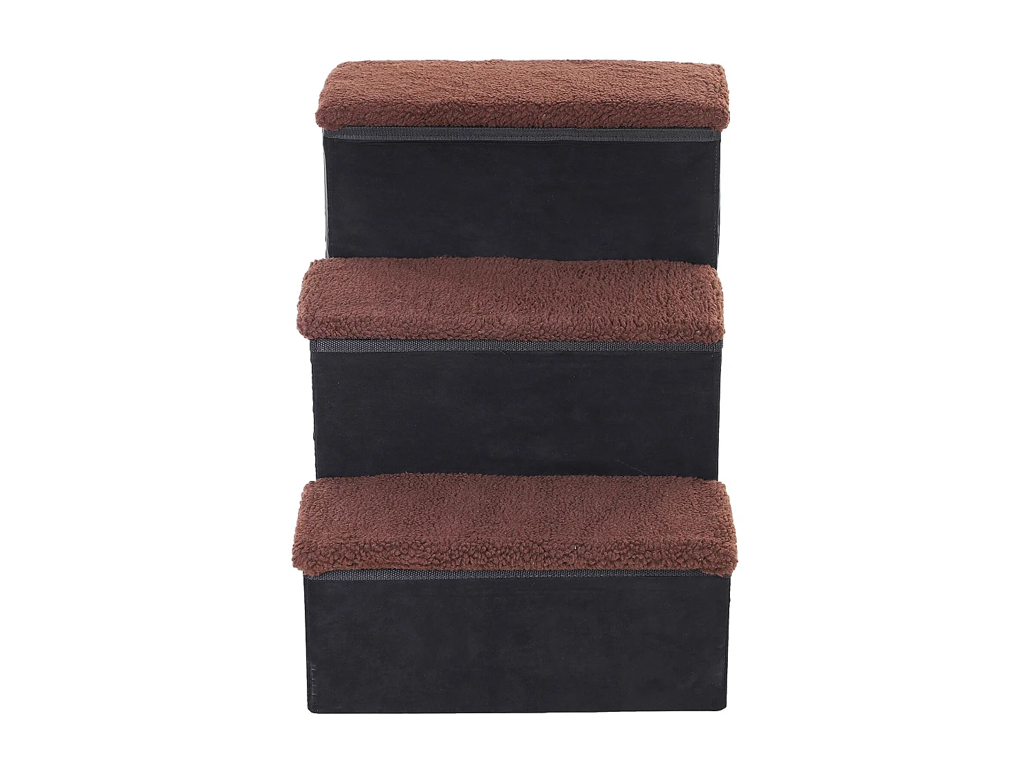 Escalera para mascotas negro 40x54x48 cm PawHut