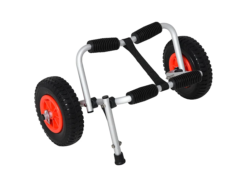 Carro de transporte para kayak plata 57.5x33x24 cm HOMCOM