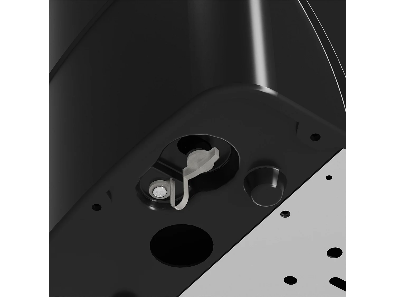 Máquina para hacer hielo negro 21.2x29.5x32.6 cm HOMCOM