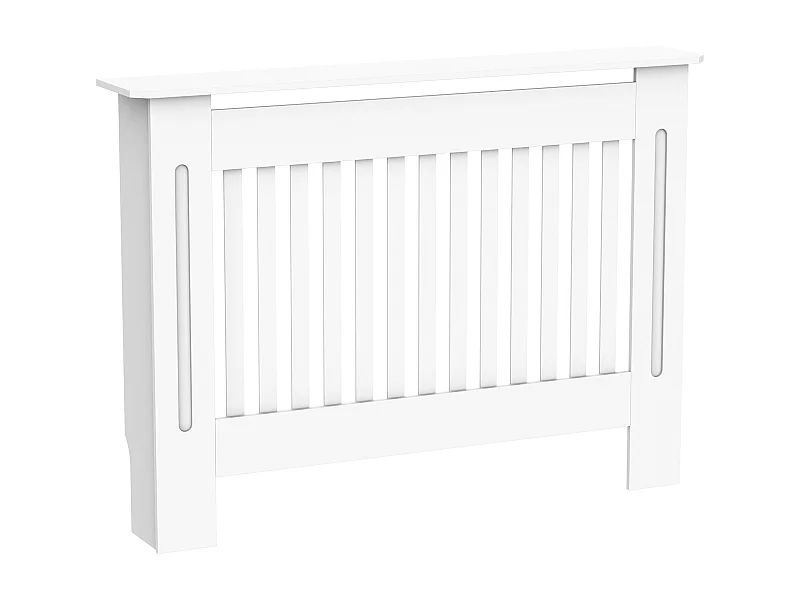 Cubierta de radiador blanco 112x19x81 cm HOMCOM