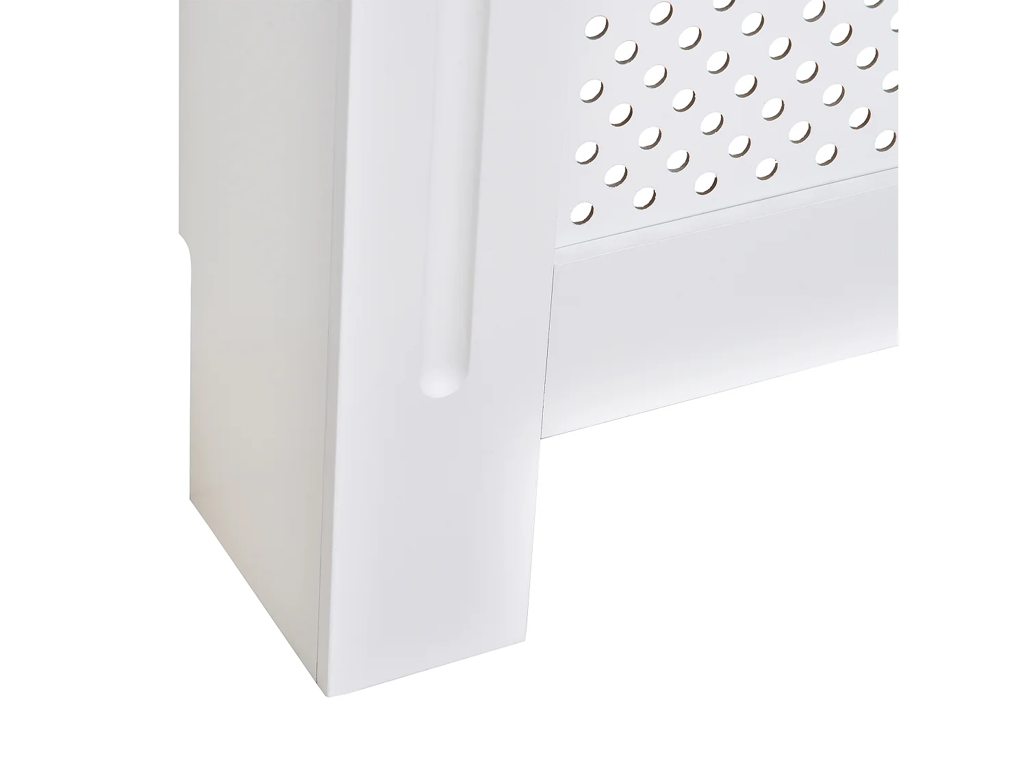 Cubierta de radiador blanco 78x19x82 cm HOMCOM