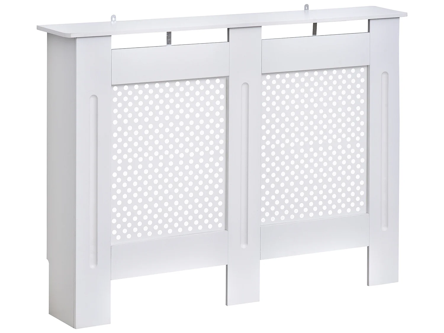 Cubre radiador madera blanco 111.5x19x82 cm HOMCOM