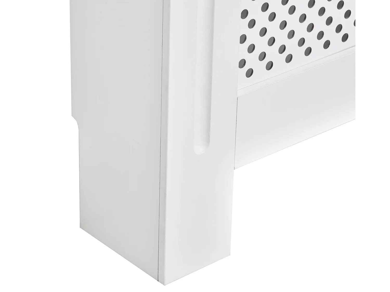 Cubre radiador madera blanco 111.5x19x82 cm HOMCOM