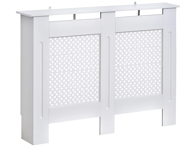 Cubre radiador madera blanco 111.5x19x82 cm HOMCOM
