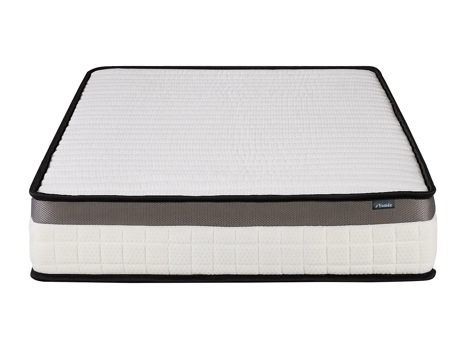 Set 90 x 200 cm sängbotten + minnesmadrass tjocklek 19 cm - ORTHOMEMORY från Ysmée