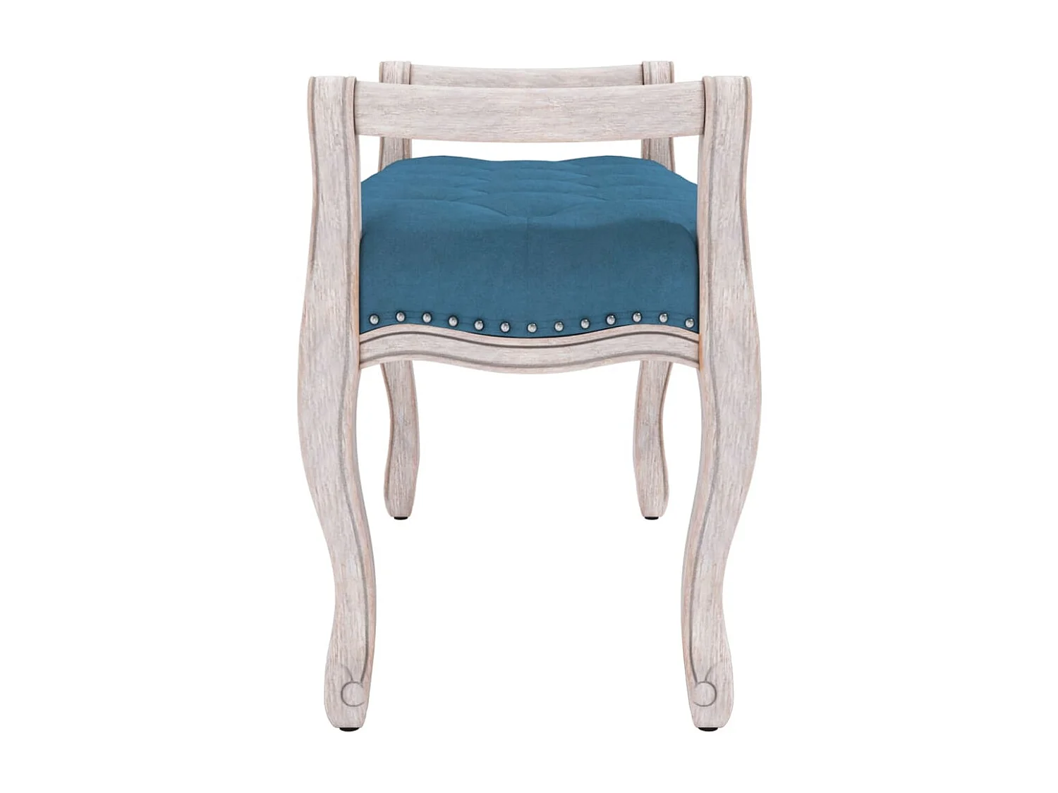 Banc Bleu 80x45x60 cm Velours