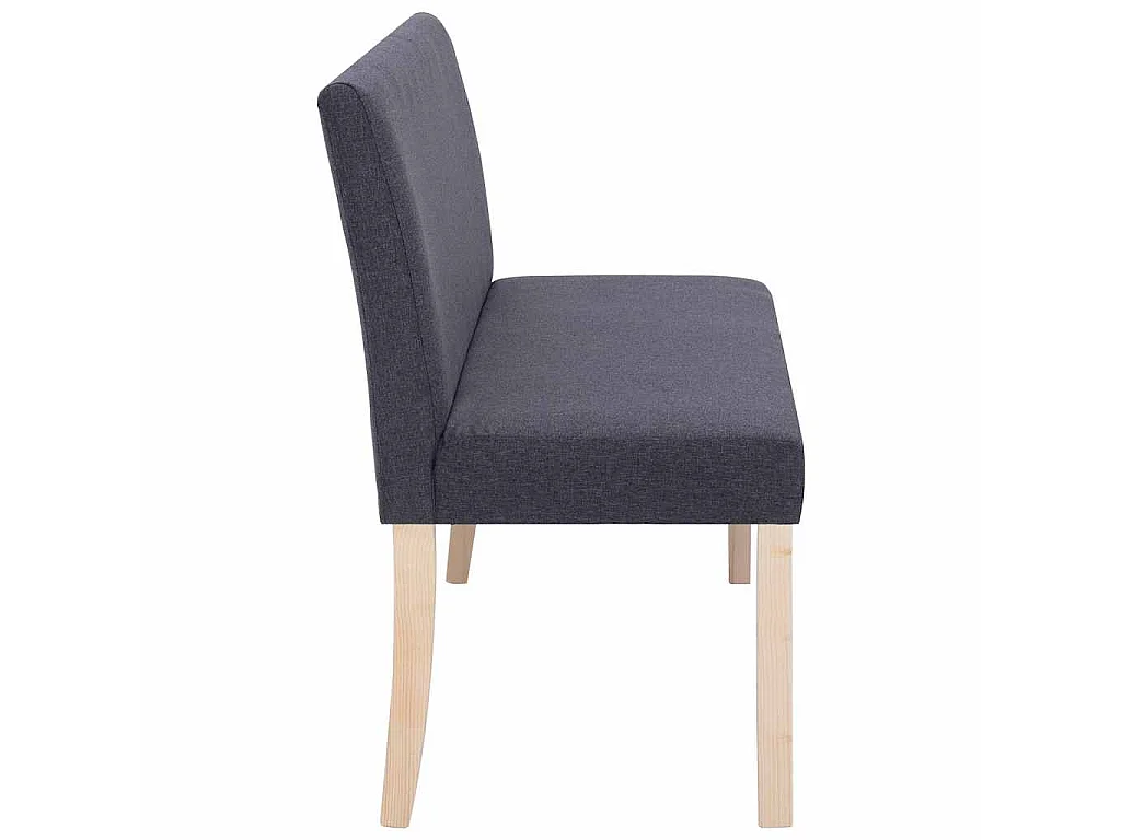 Bankje 139,5 cm polyester donkergrijs