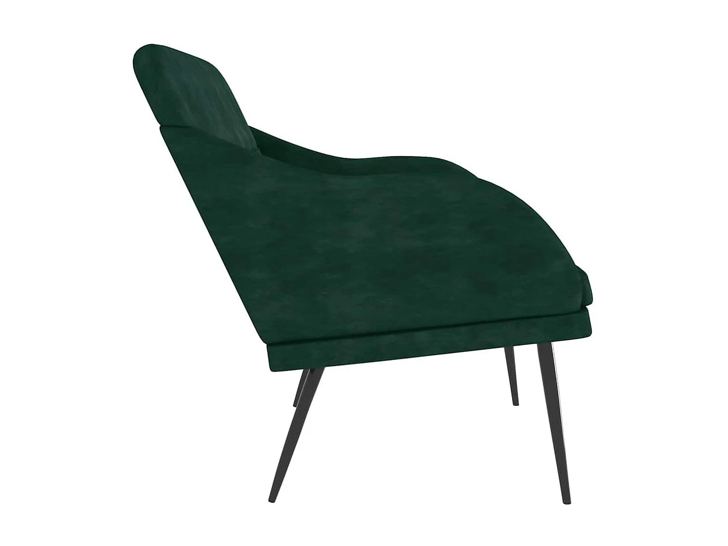 Banc Vert foncé 110x76x80 cm Velours