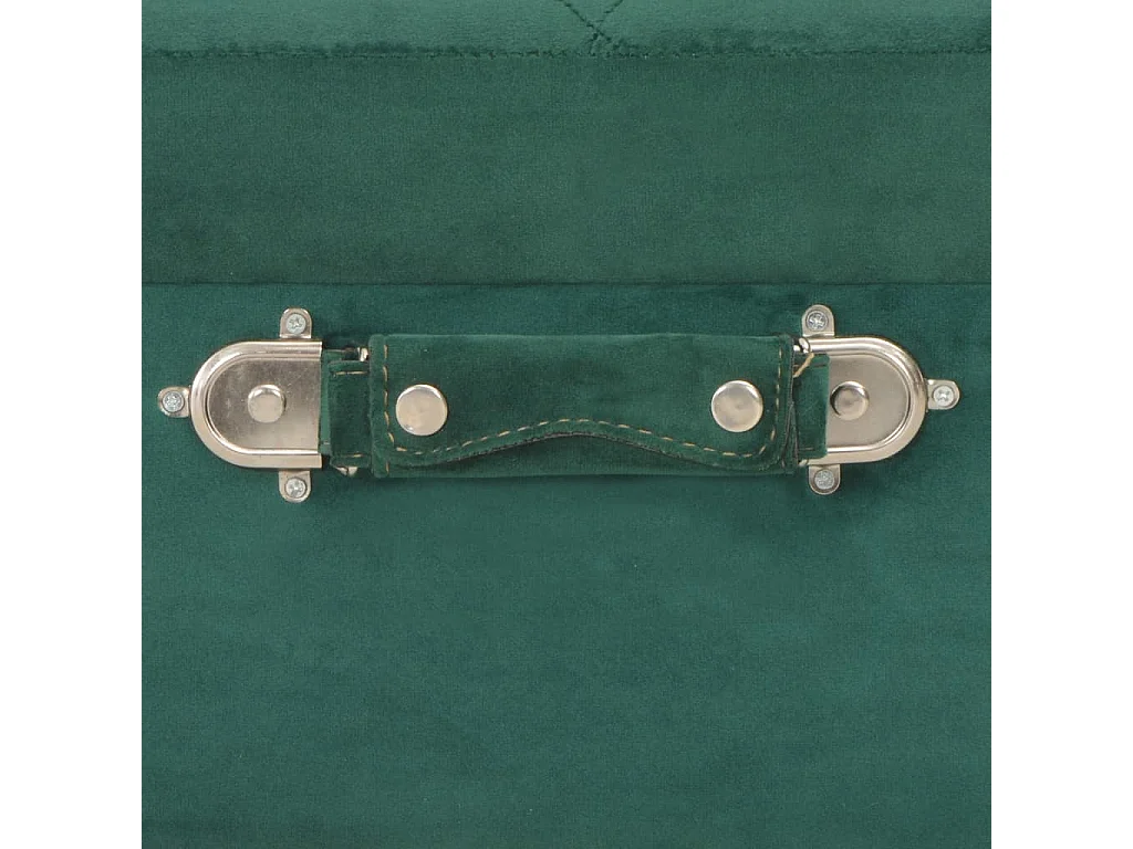 Opbergkruk 40 cm fluweel groen