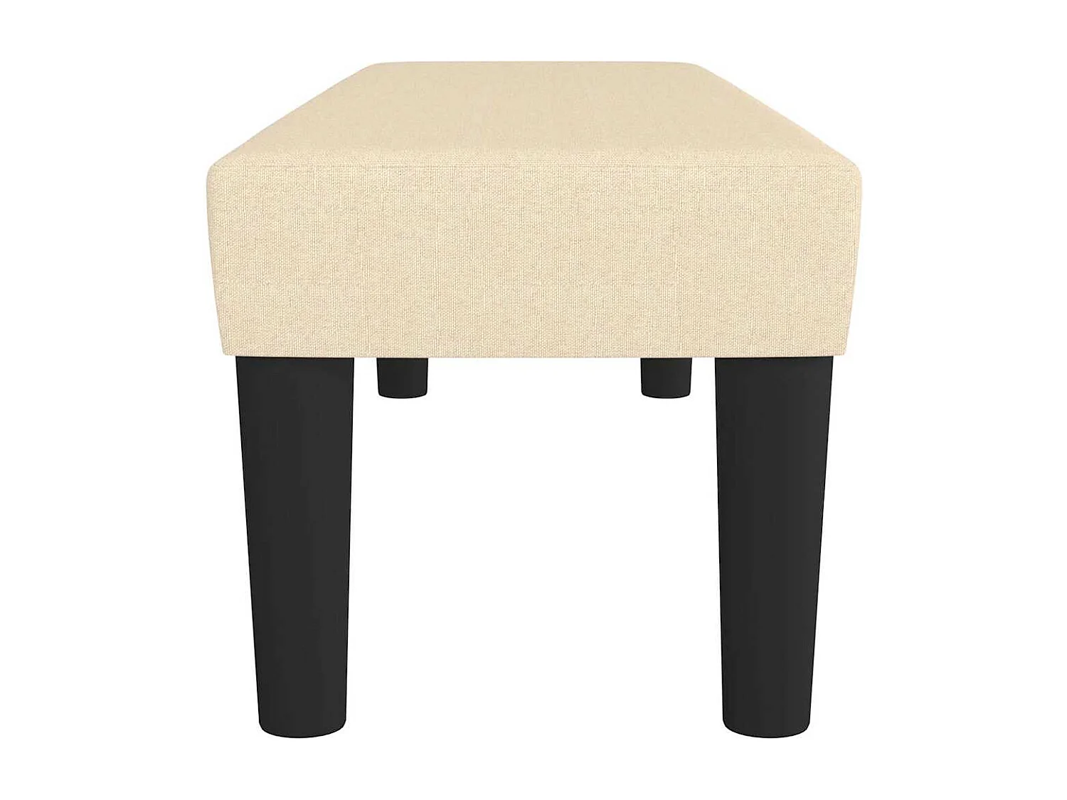 Panca Crema 100x30x30 cm in Tessuto