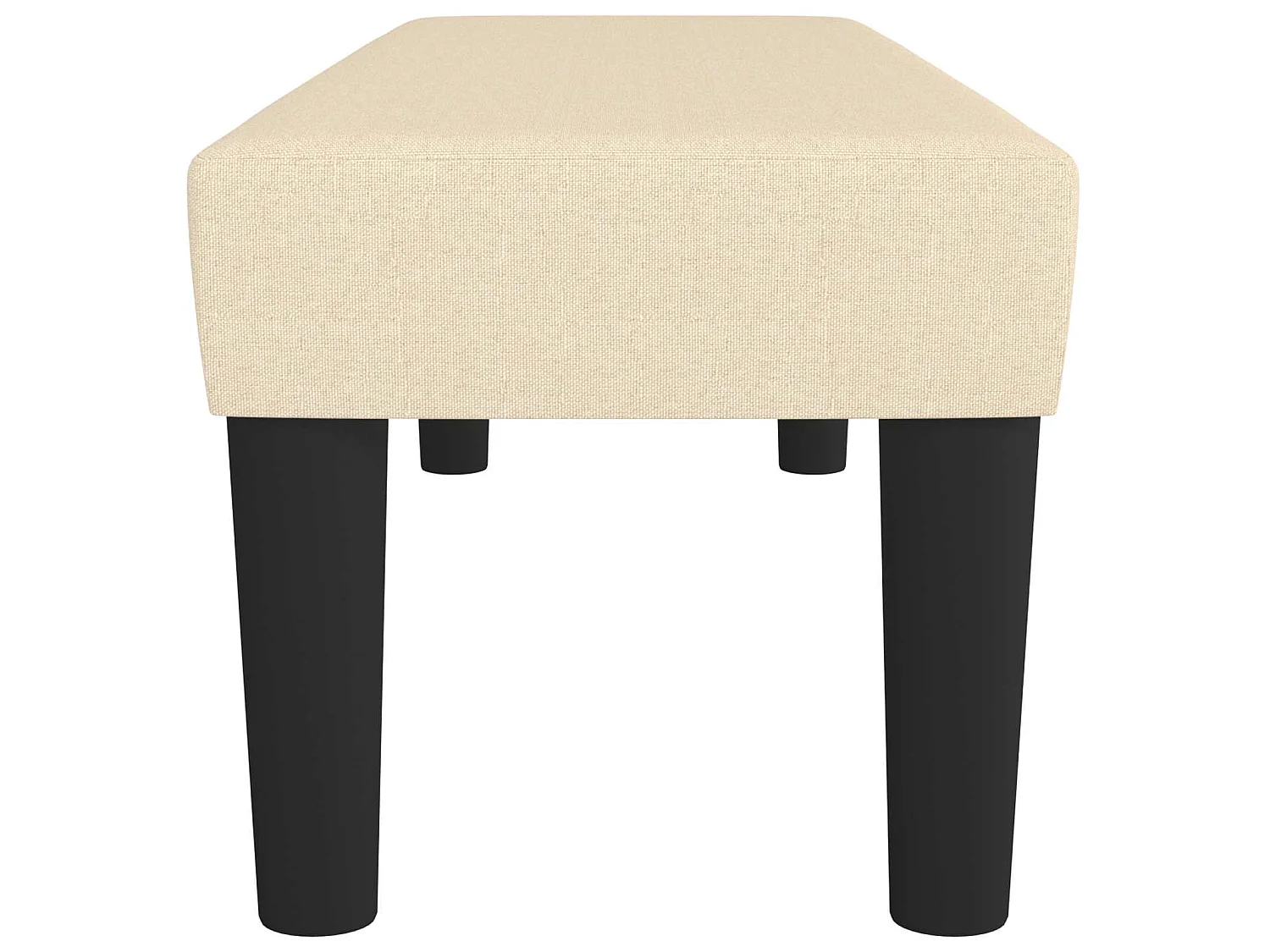 Panca Crema 100x30x30 cm in Tessuto