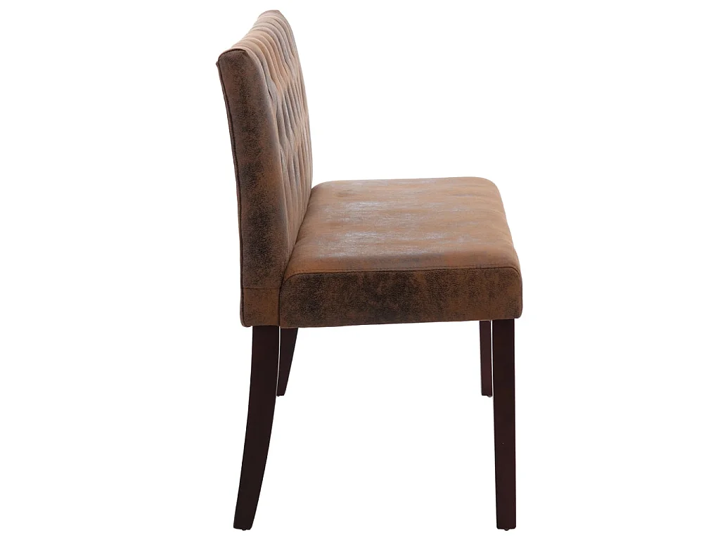 Panca 148,5 cm Marrone in Similpelle Scamosciata