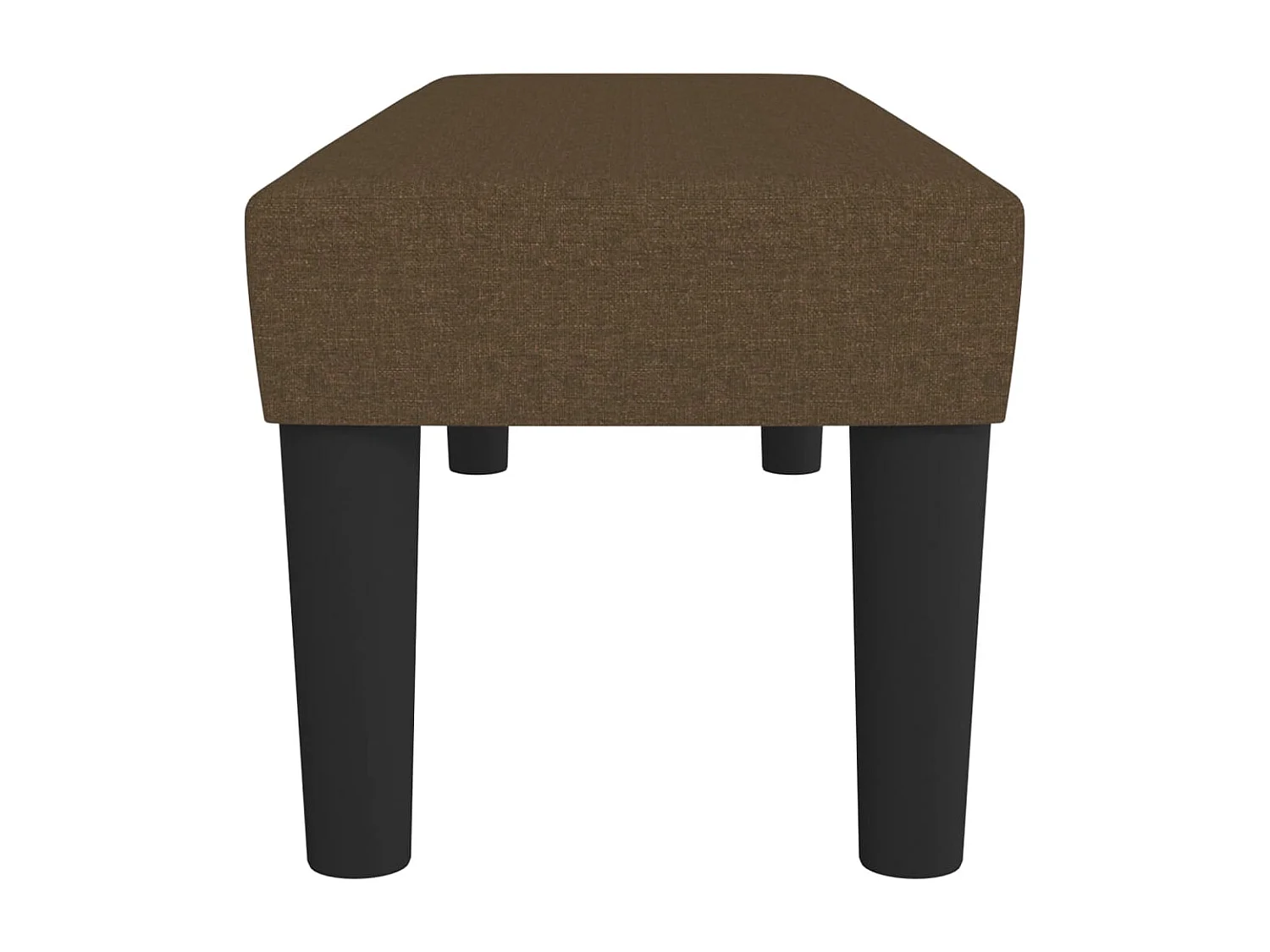 Panca Marrone Scuro 100x30x30 cm in Tessuto