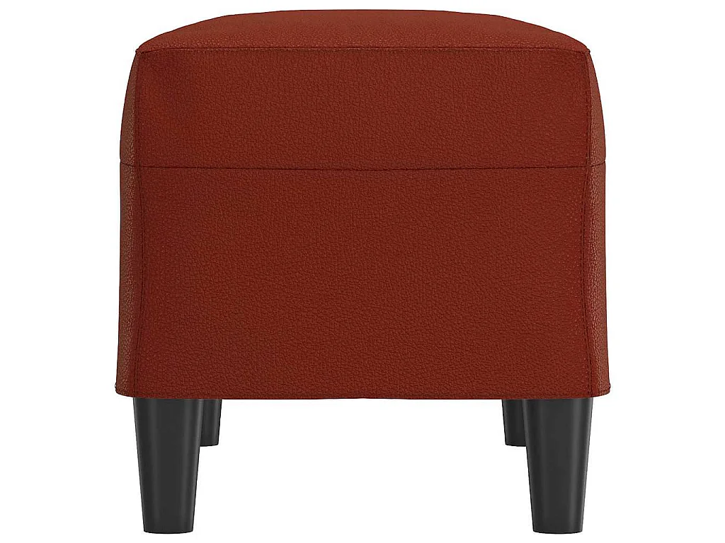 Banc Rouge bordeaux 70x35x41 cm Similicuir
