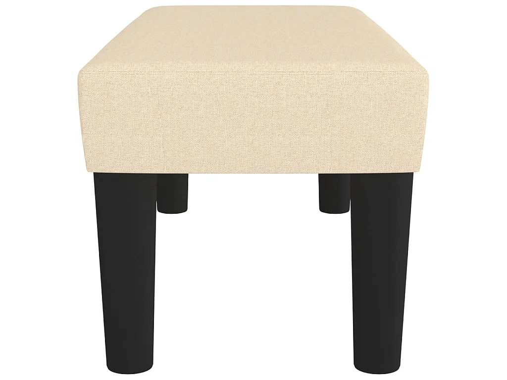 Banc Crème 70x30x30 cm Tissu