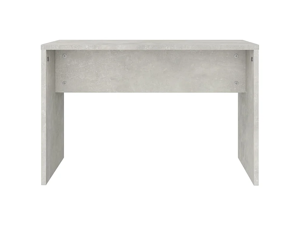 Schminkhocker Betongrau 70x35x45 cm Holzwerkstoff