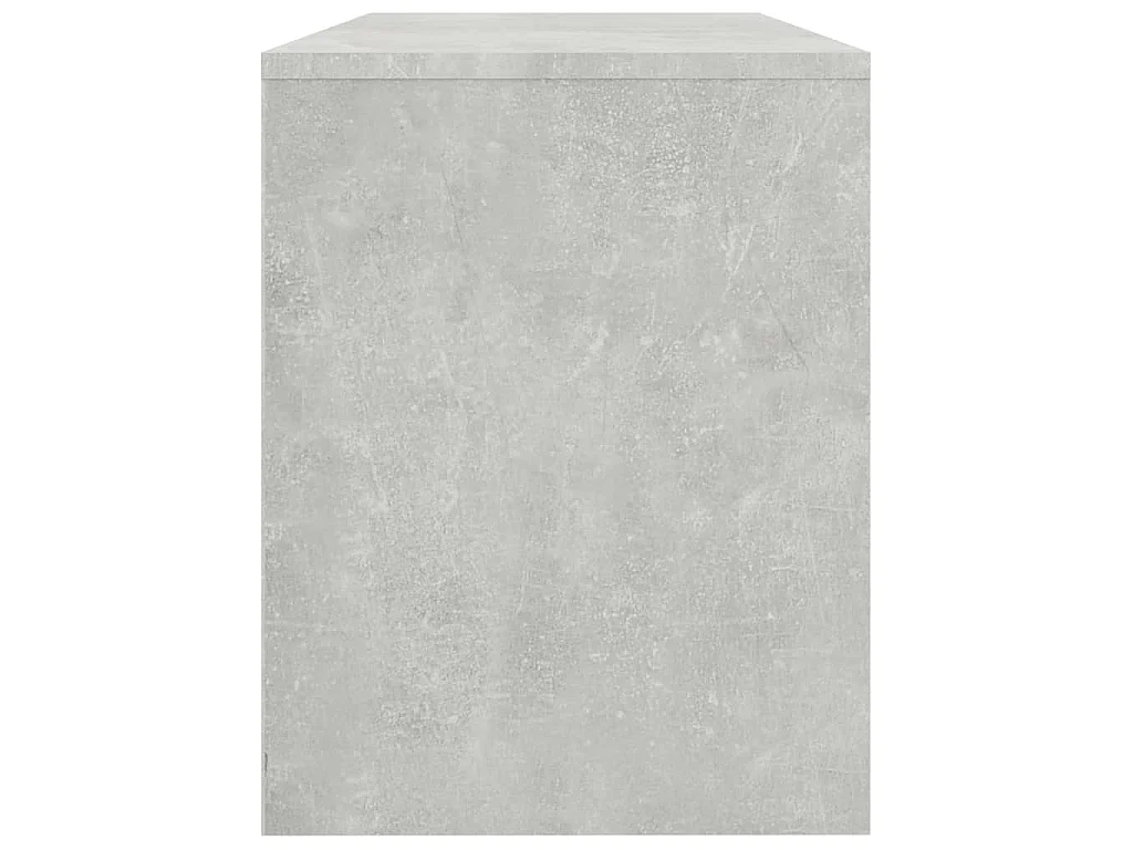 Schminkhocker Betongrau 70x35x45 cm Holzwerkstoff