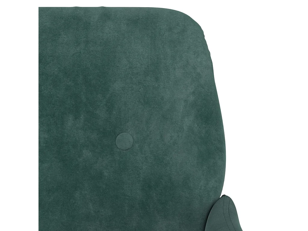 Banc Vert foncé 108x79x79 cm Velours