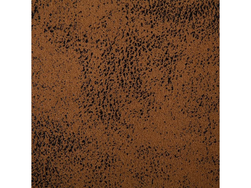 Banc avec accoudoir 140 cm Marron Similicuir daim