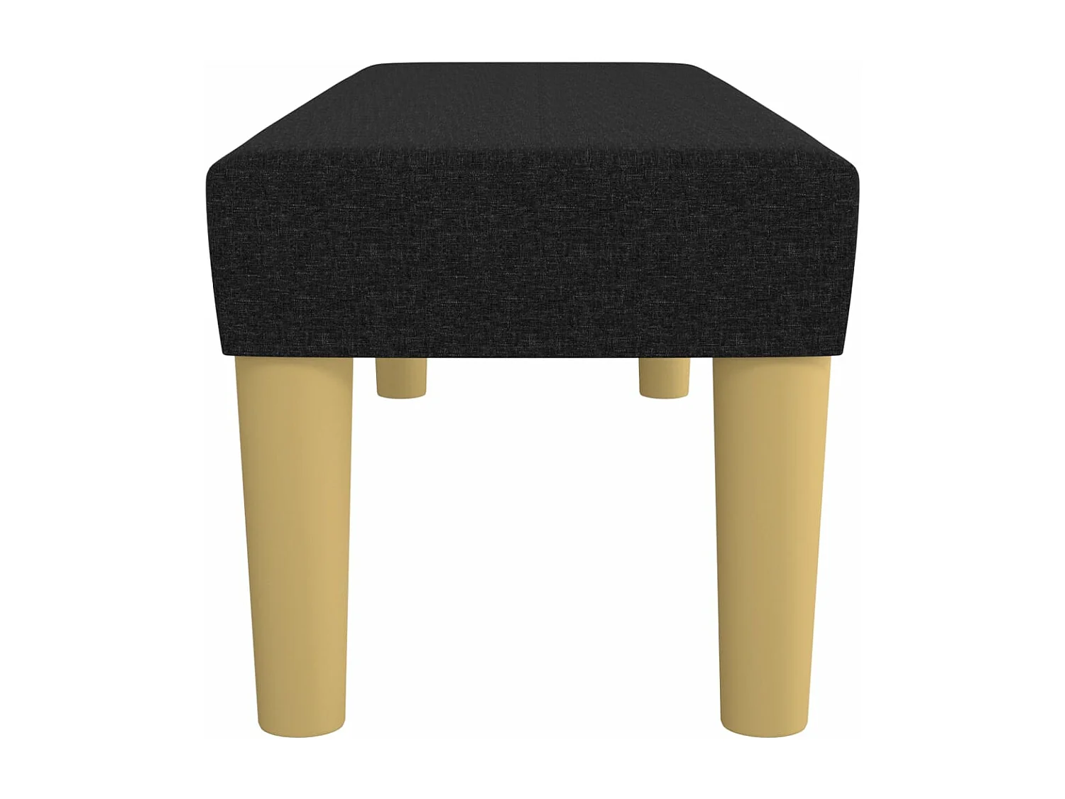 Banco 100x30x30 cm tecido preto