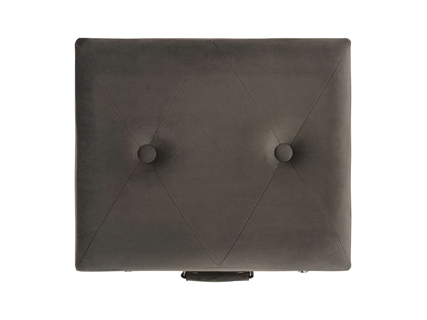 Opbergkruk 40 cm fluweel grijs