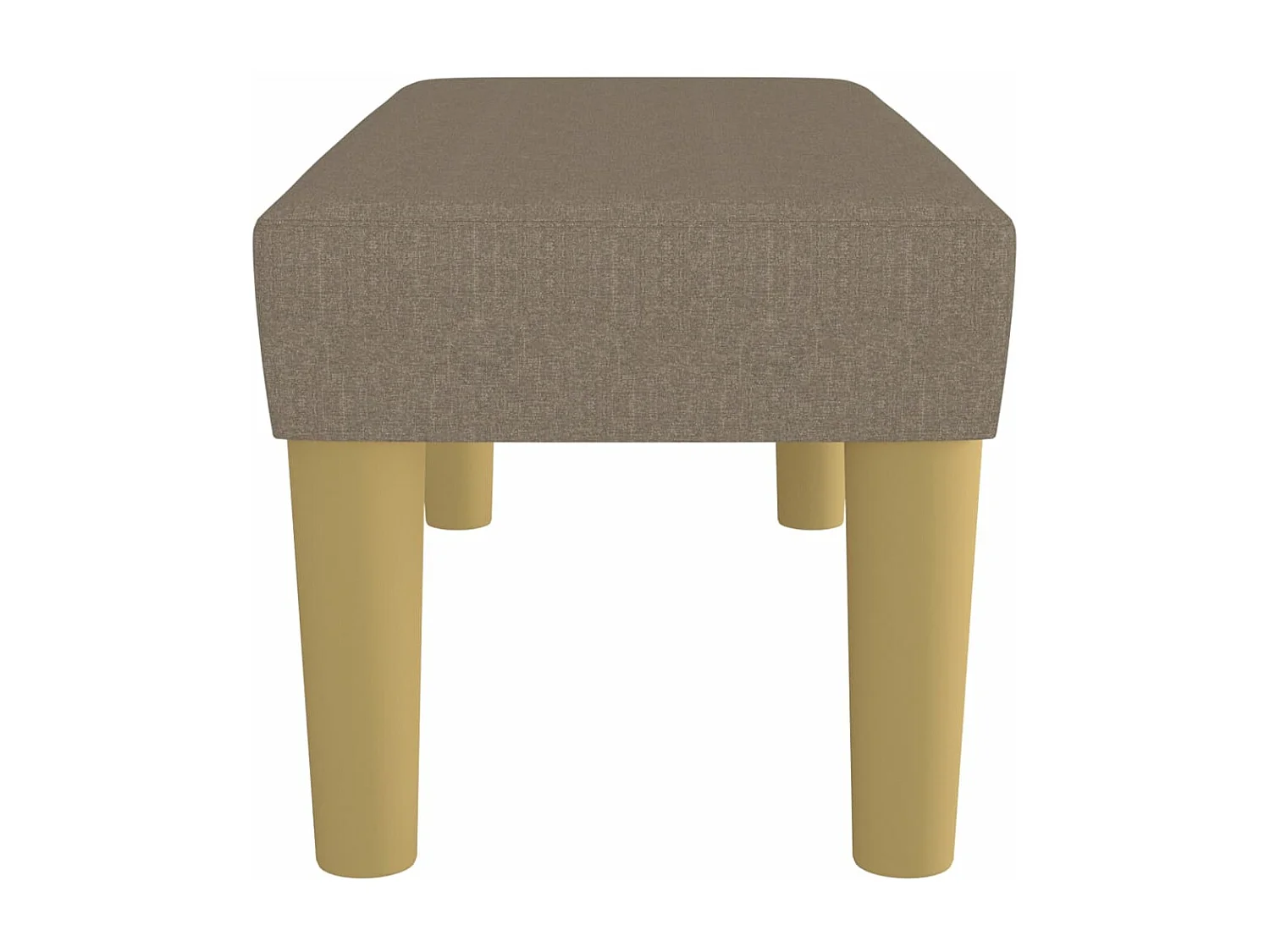 Banco de tela gris taupe 70x30x30 cm