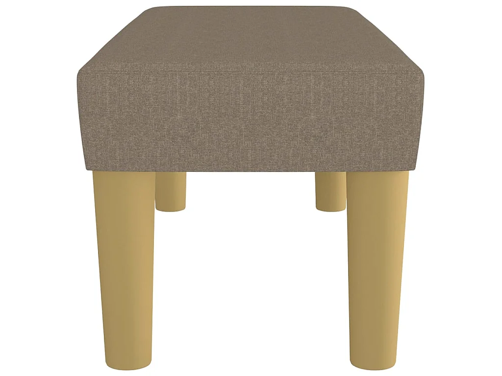 Banc Taupe 70x30x30 cm Tissu
