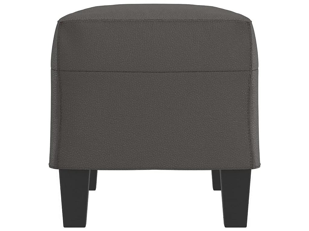 Banc Gris 70x35x41 cm Similicuir
