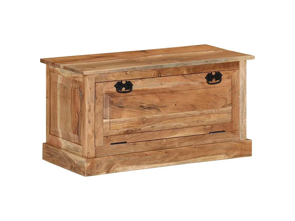 Banc de rangement de chaussures 85x40x45cm Bois d'acacia massif