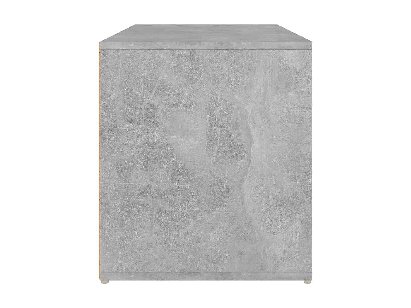 Banc d'entrée 80x40x45 cm Gris béton Bois d'ingénierie