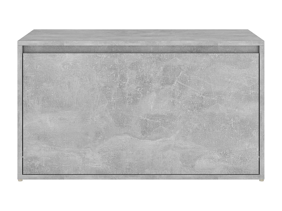Banc d'entrée 80x40x45 cm Gris béton Bois d'ingénierie