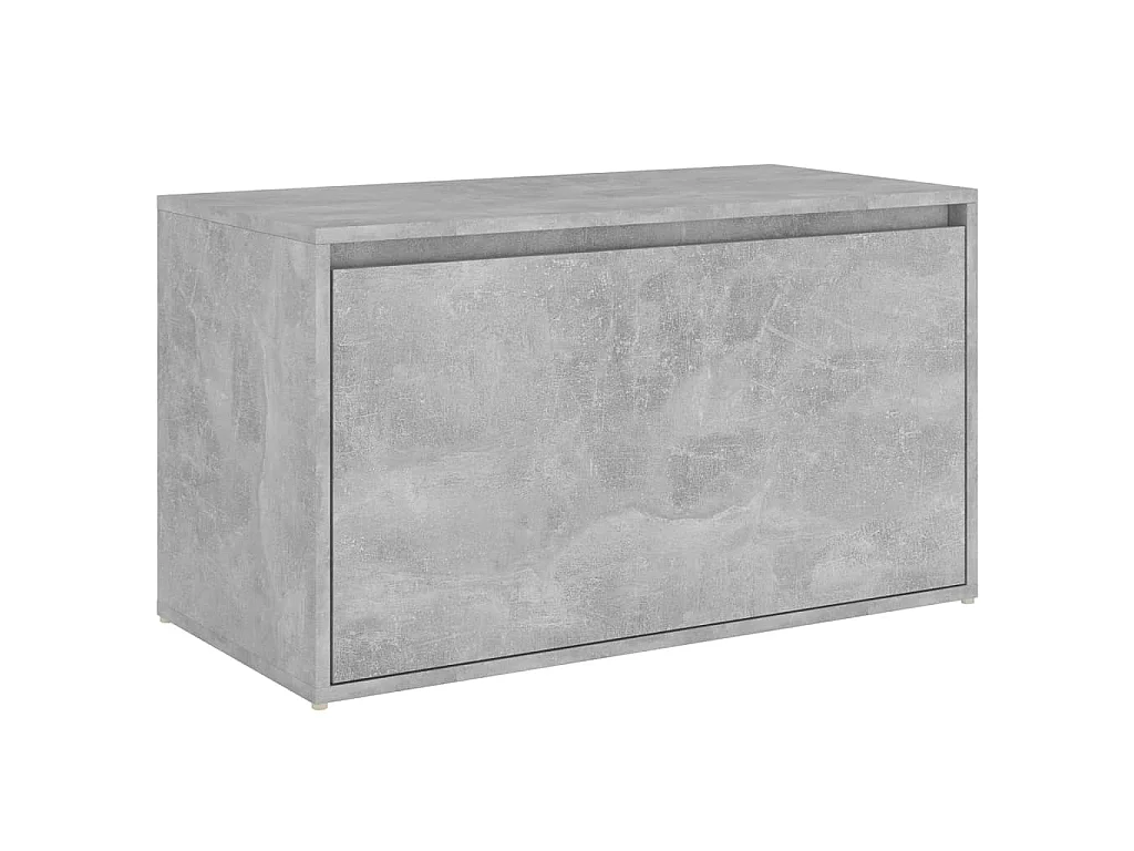 Banc d'entrée 80x40x45 cm Gris béton Bois d'ingénierie