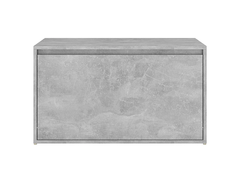 Banc d'entrée 80x40x45 cm Gris béton Bois d'ingénierie