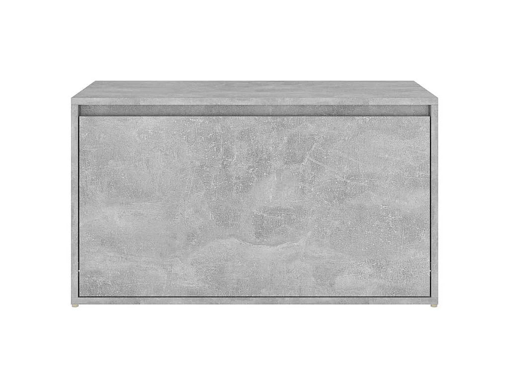 Banc d'entrée 80x40x45 cm Gris béton Bois d'ingénierie