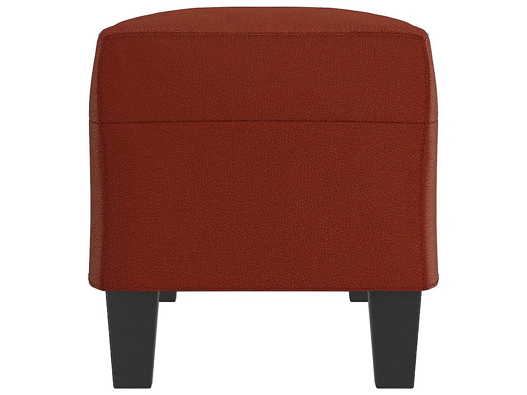 Banc Rouge bordeaux 100x35x41 cm Similicuir