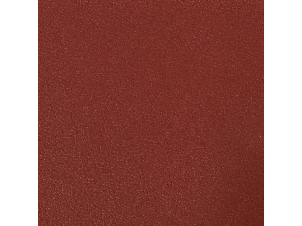 Banc Rouge bordeaux 100x35x41 cm Similicuir