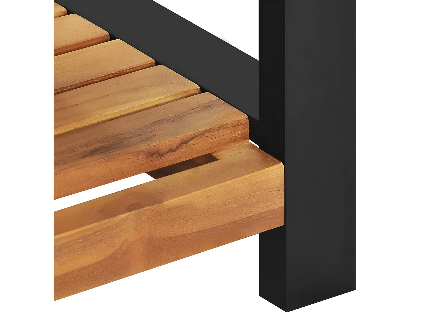 Banc 120 cm Bois de teck solide
