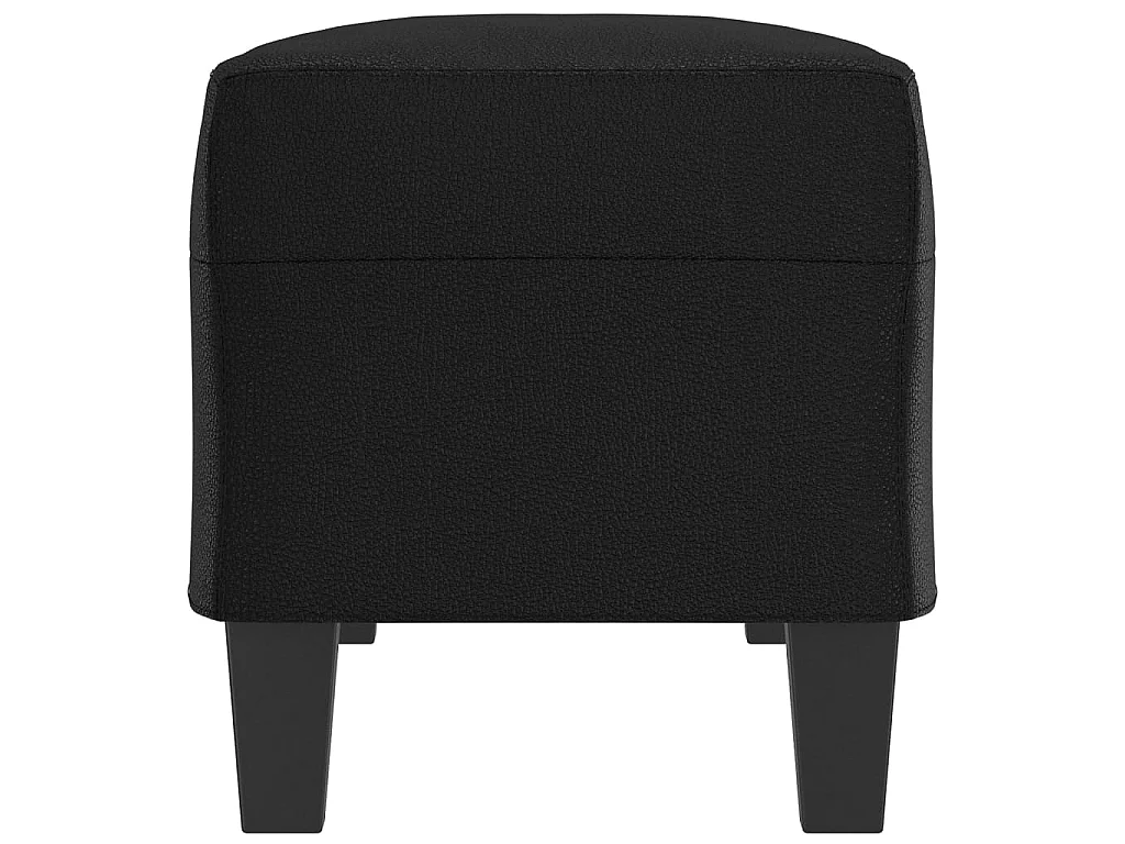 Banc Noir 100x35x41 cm Similicuir