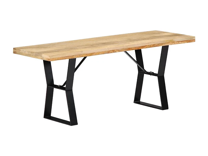 Bankje 110 cm massief mangohout