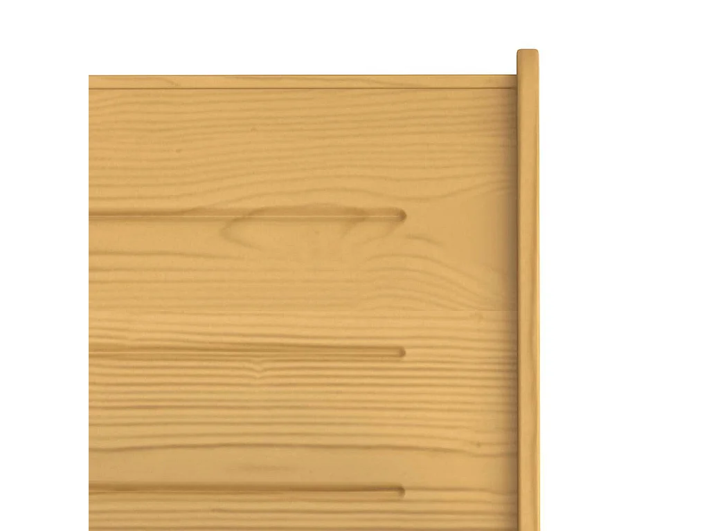 Banc d'angle REINE 151 cm marron miel bois de pin solide