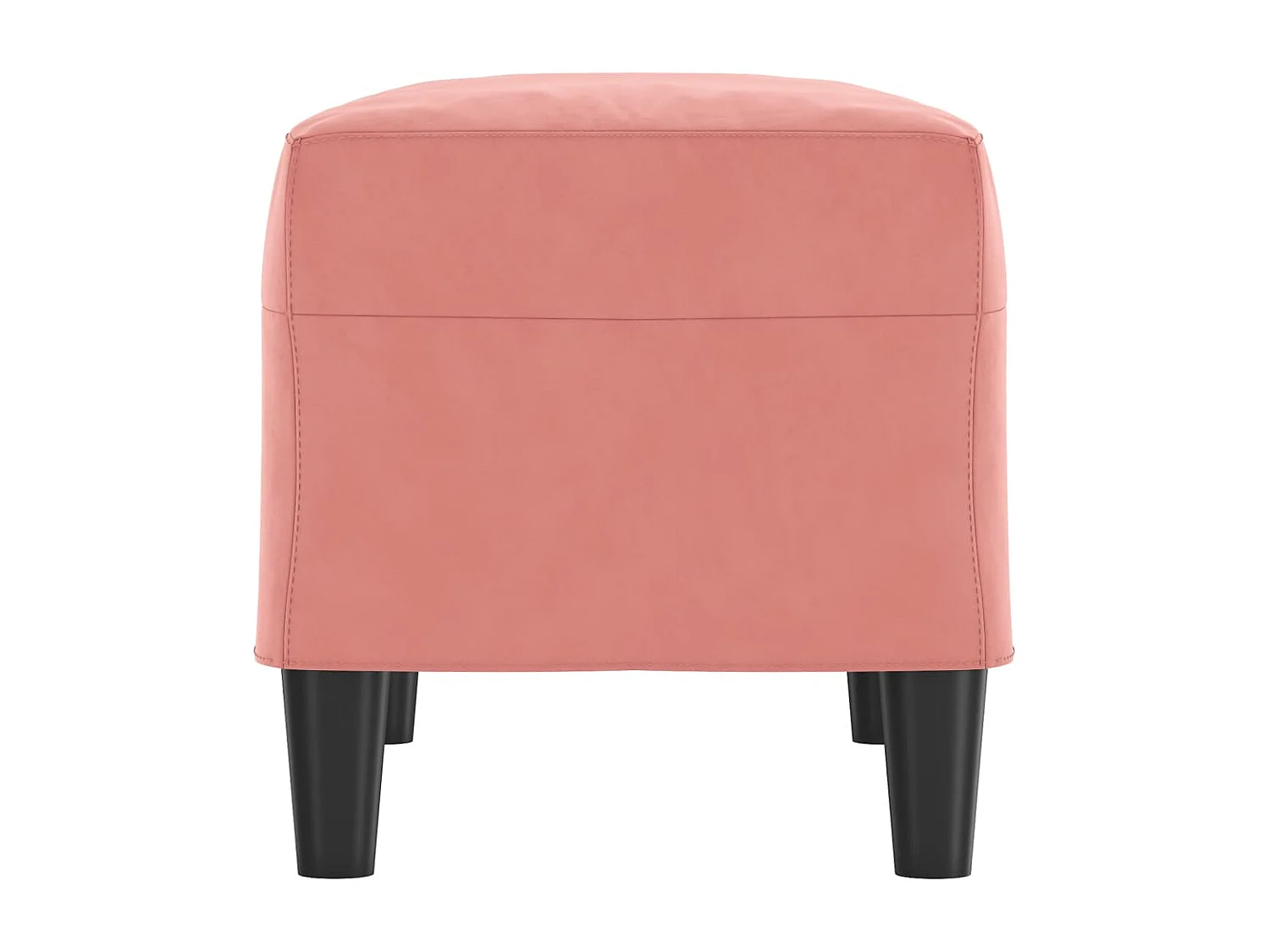 Banc Rose 70x35x41 cm Velours