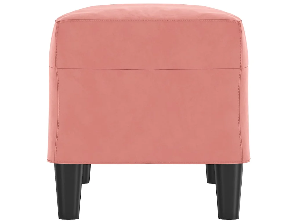 Banc Rose 70x35x41 cm Velours